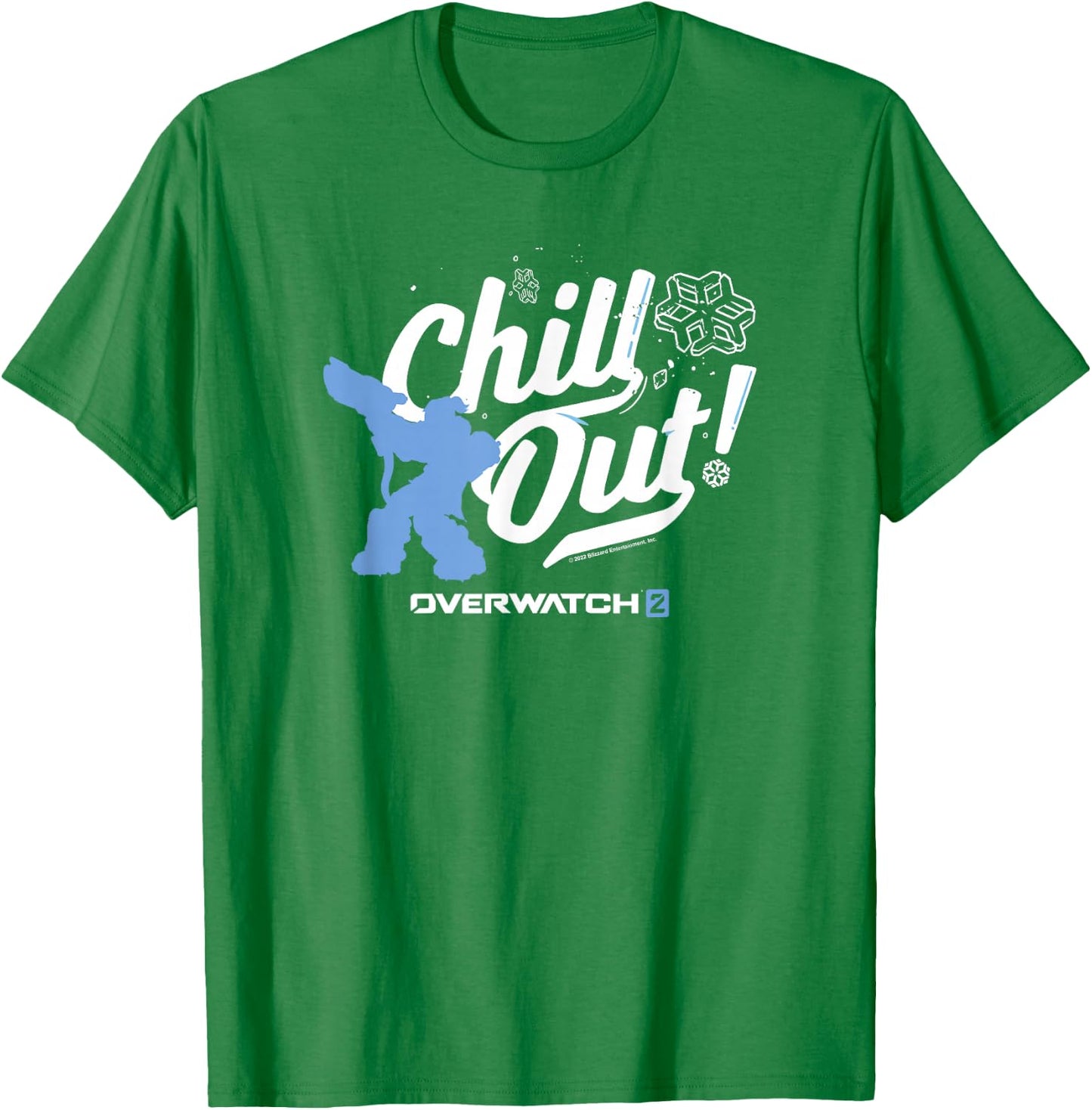 Overwatch 2 Mei Chill Out Blue Center Icon T-Shirt - T-Shirt | Irish Green