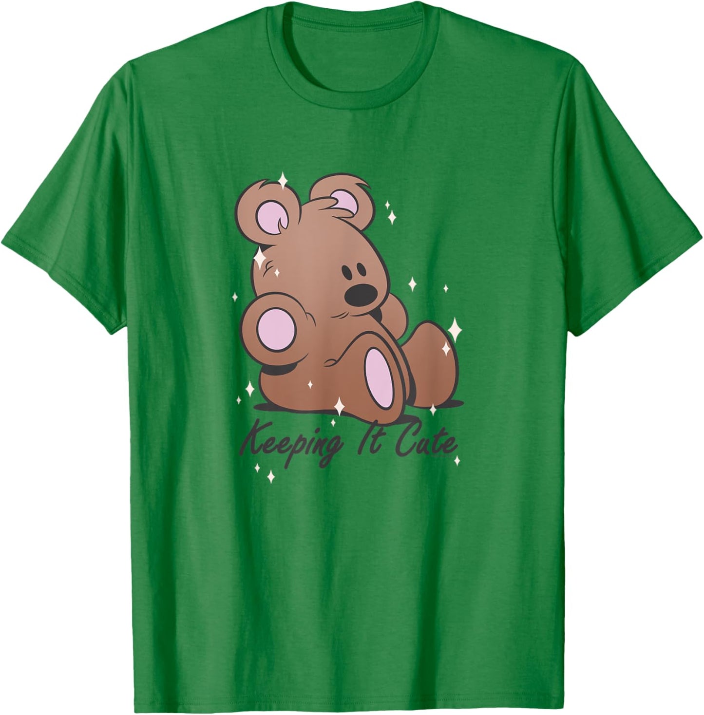 Garfield Pooky Keeping It Cute T-Shirt - T-Shirt | Irish Green