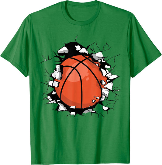Funny Basketball T-Shirt - T-Shirt | Irish Green