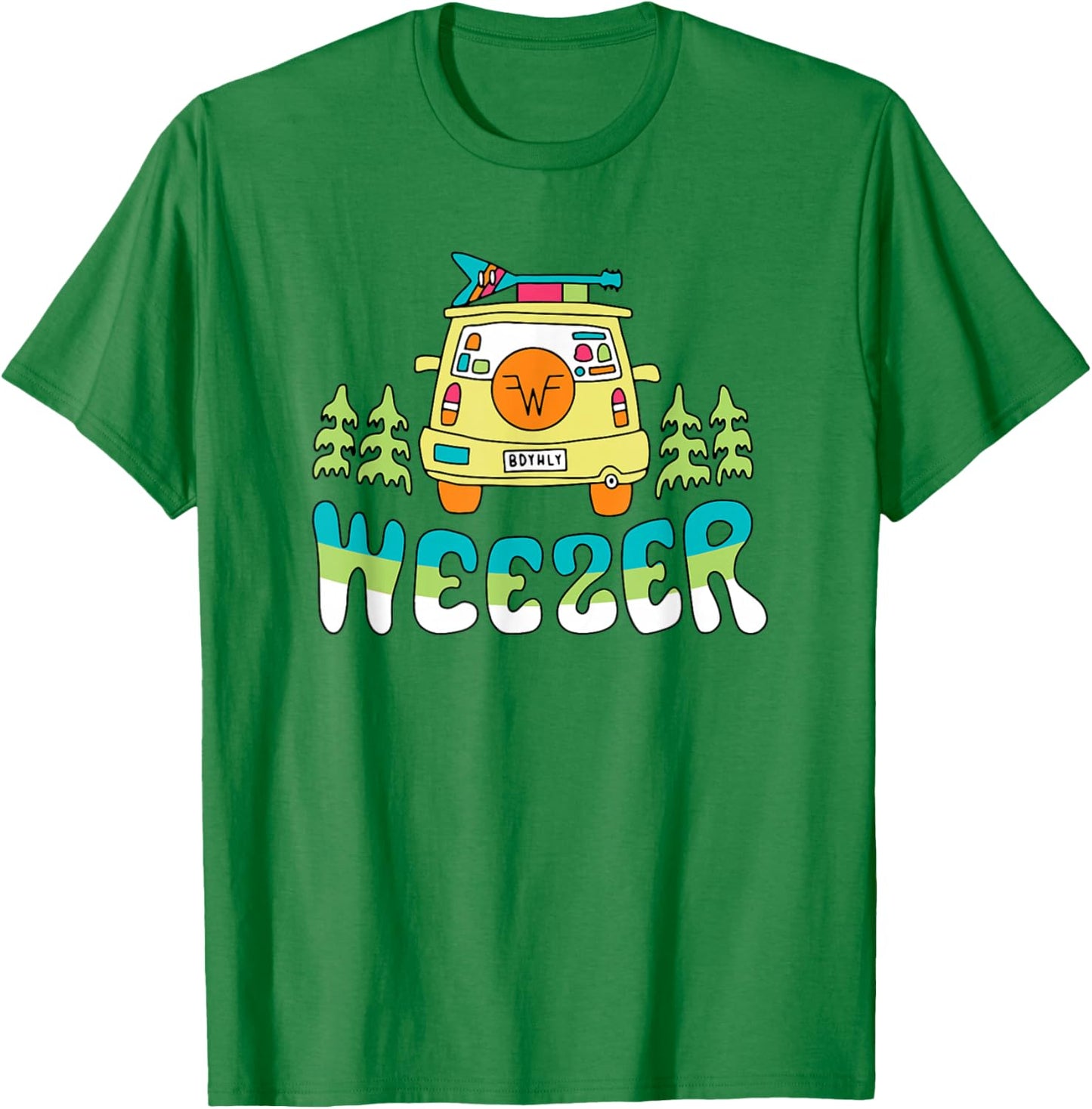 Weezer - Road Trip T-Shirt - T-Shirt | Irish Green