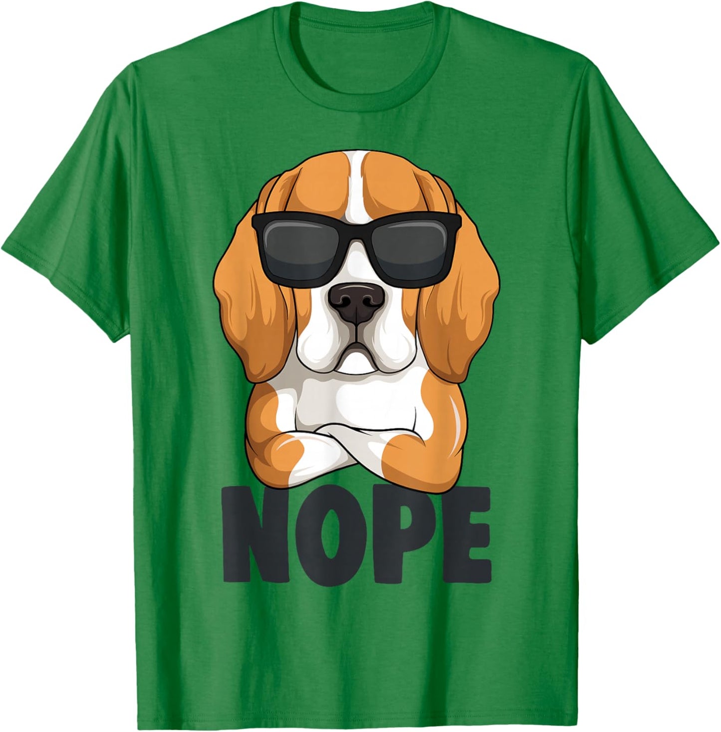 Beagle Dog Children Boys Women T-Shirt - T-Shirt | Irish Green