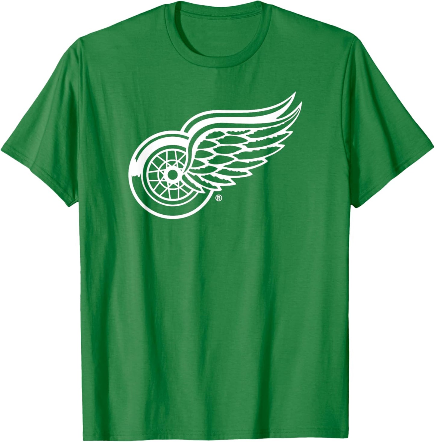 Detroit Red Wings Icon Red Officially Licensed T-Shirt - T-Shirt | Irish Green