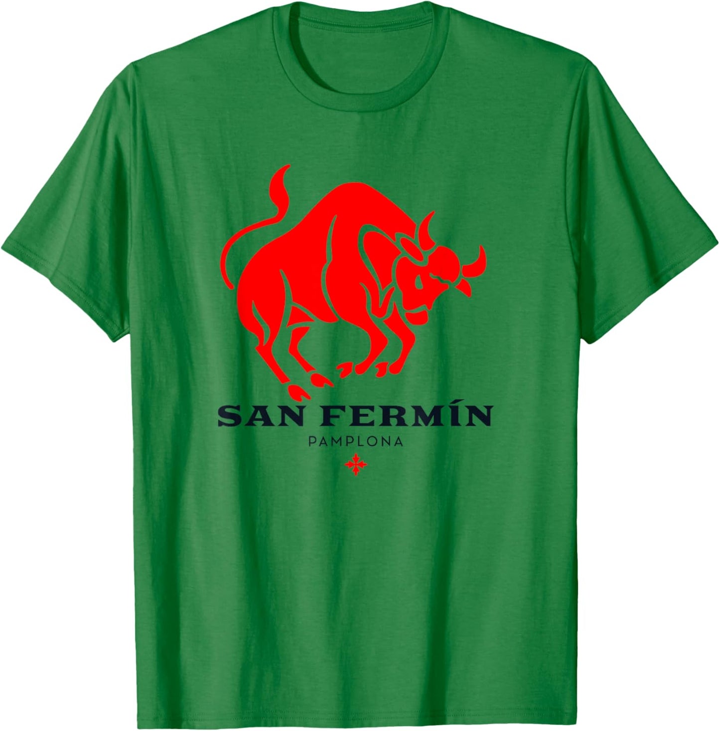 Pamplona San Fermín Encierro Sanfermines Navarra T-Shirt - T-Shirt | Irish Green