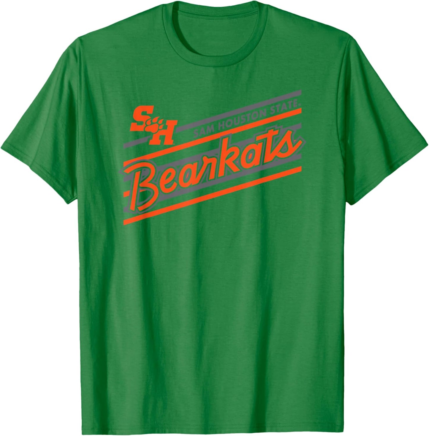 Sam Houston State Bearkats Retro Performer White T-Shirt - T-Shirt | Irish Green