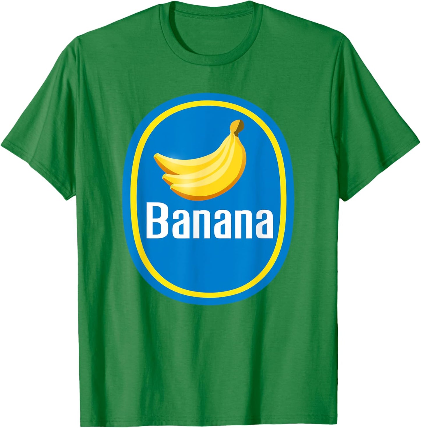 Pretend I'm A Banana Sticker DIY Halloween Costume Yellow T-Shirt - T-Shirt | Irish Green