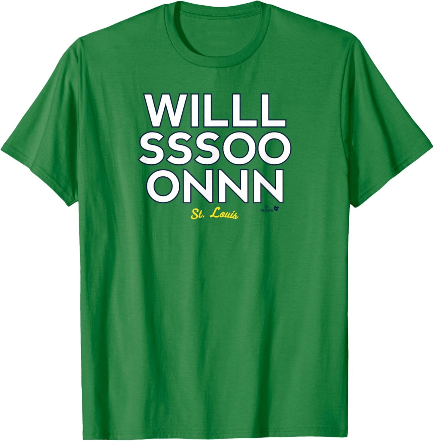Willson Contreras -WILLLSSSOOONNN - St. Louis Baseball T-Shirt - T-Shirt | Irish Green