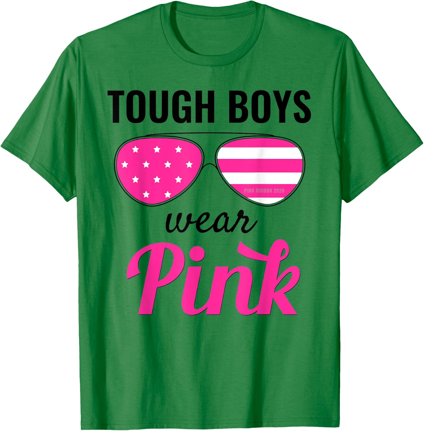 Tough Boys Wear Pink T-Shirt - T-Shirt | Irish Green