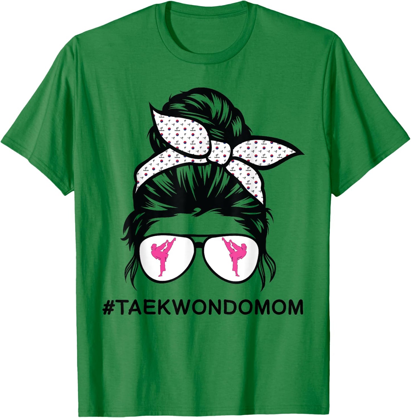Taekwondo mom Tae Kwon Do girl black belt T-Shirt - T-Shirt | Irish Green