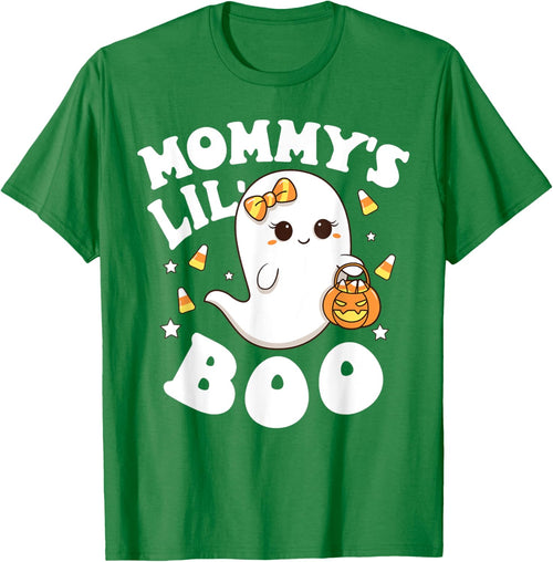 Mommy's Lil' Boo Baby Girls Toddler Halloween Cute Boo Ghost