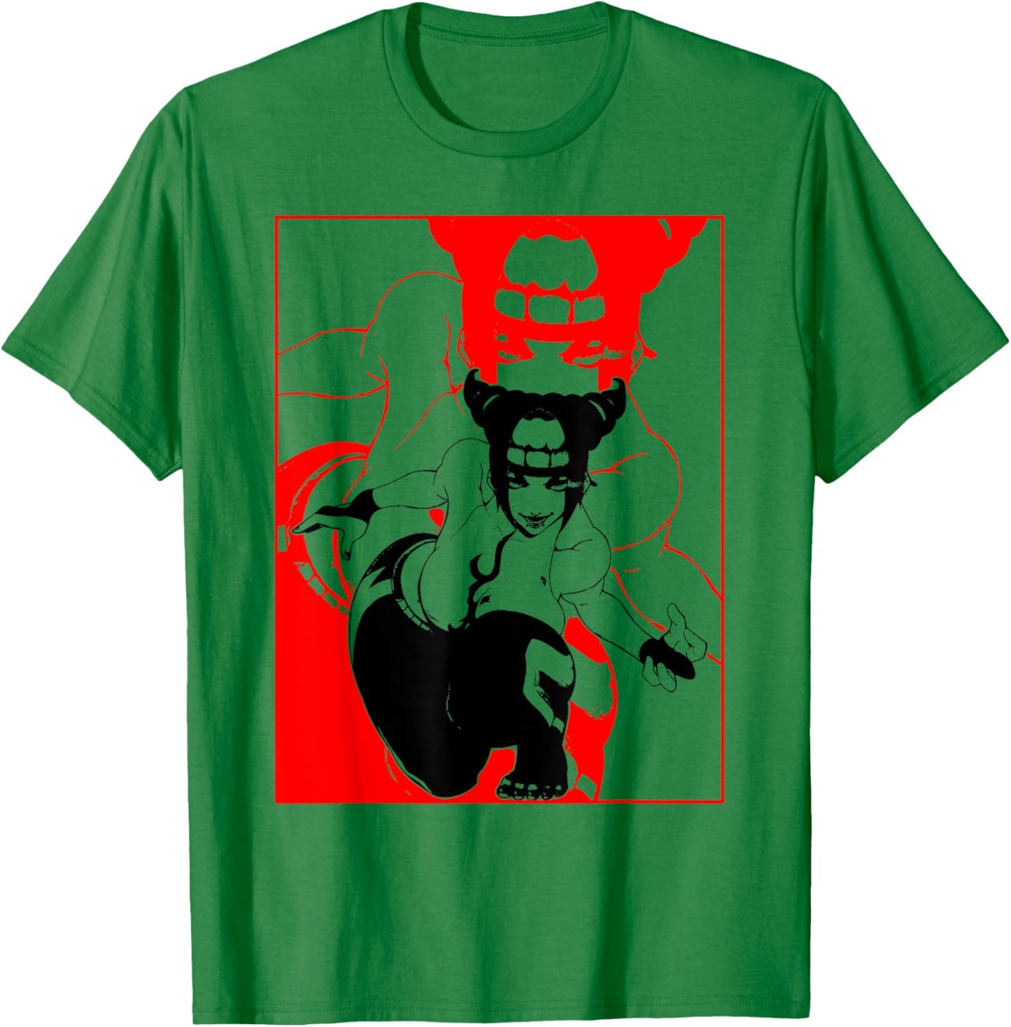 Juri Han Game Character for Player Lover T-Shirt - T-Shirt | Irish Green
