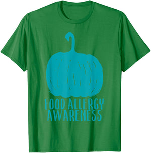 Teal Pumpkin Project Food Allergy Awareness Halloween Parent T-Shirt - T-Shirt | Irish Green