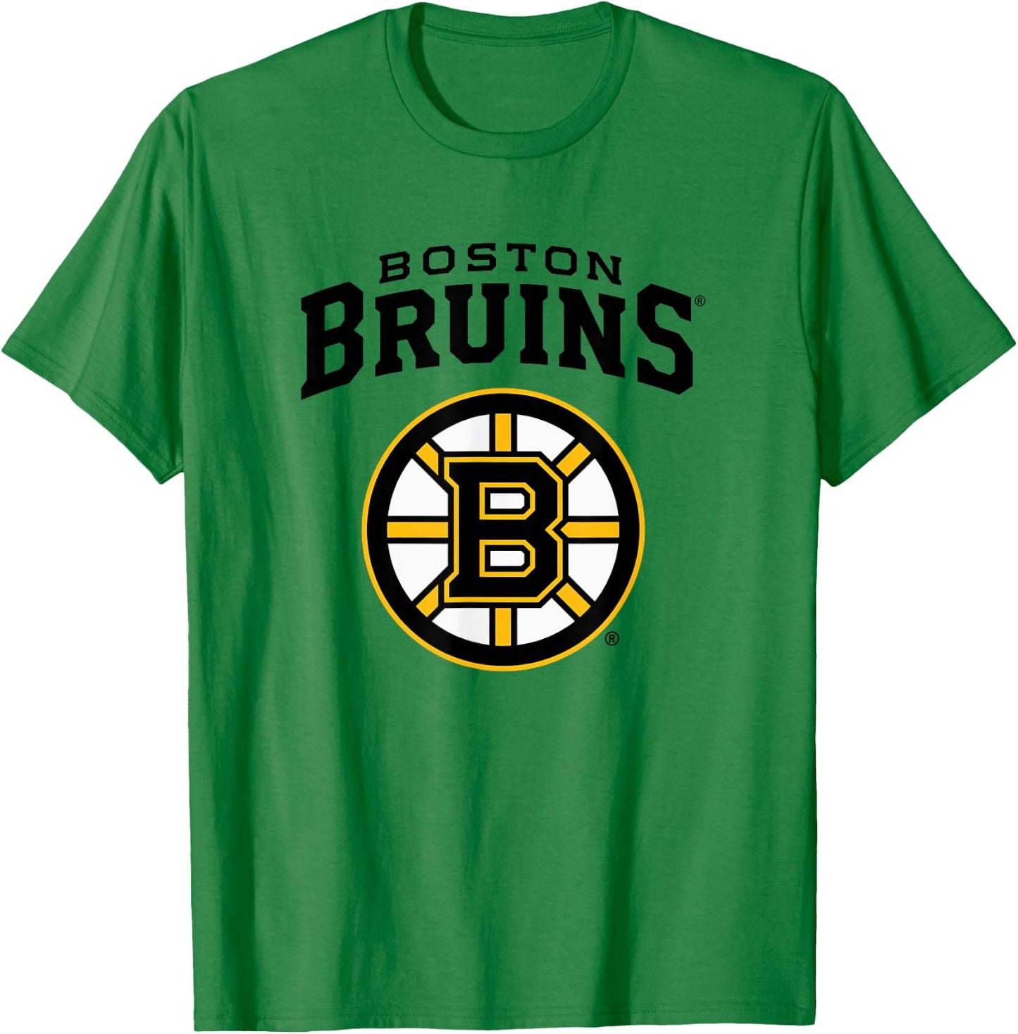 Boston Bruins Vintage Power Play Gray Officially Licensed T-Shirt - T-Shirt | Irish Green
