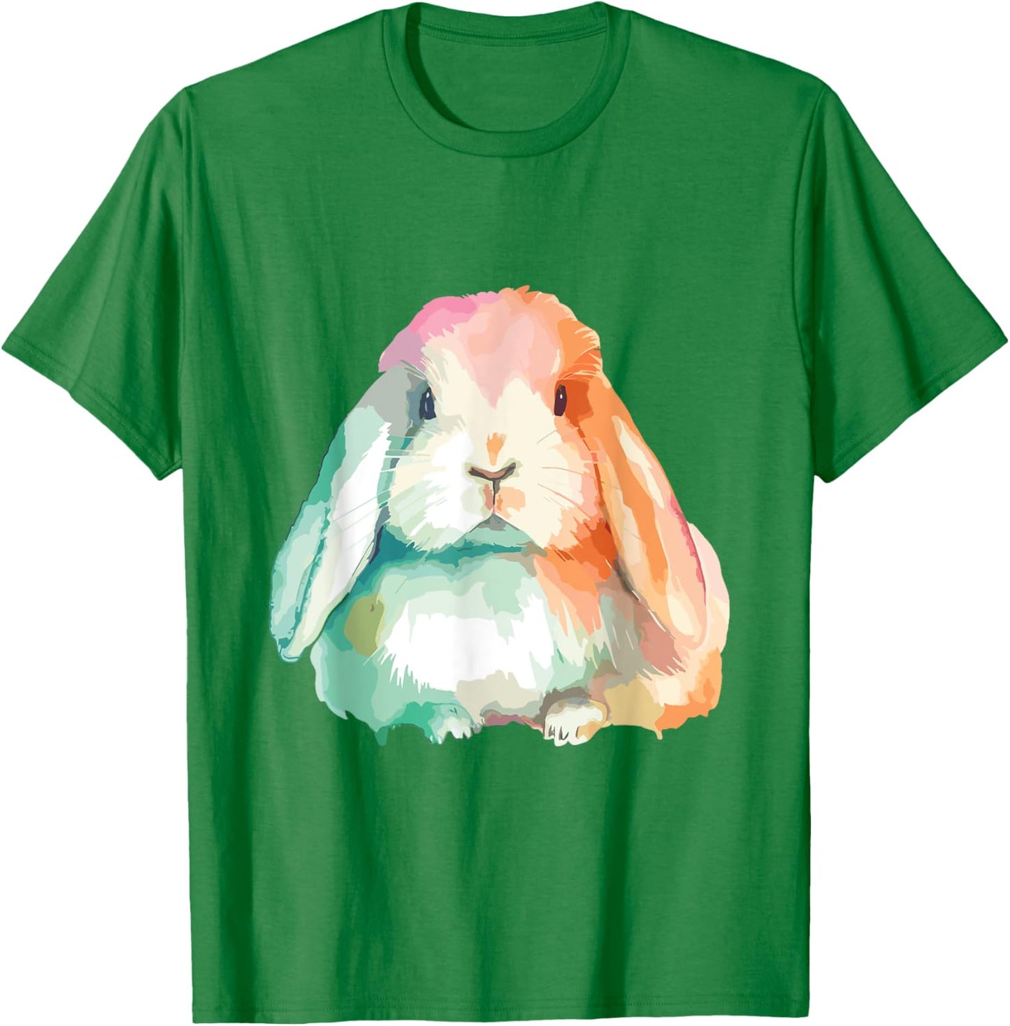 Easter Bunny Holland Lop Rabbit Girl Holland Lop T-Shirt - T-Shirt | Irish Green