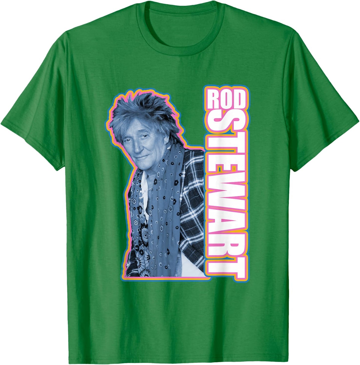 Rod Stewart Photo T-Shirt - T-Shirt | Irish Green
