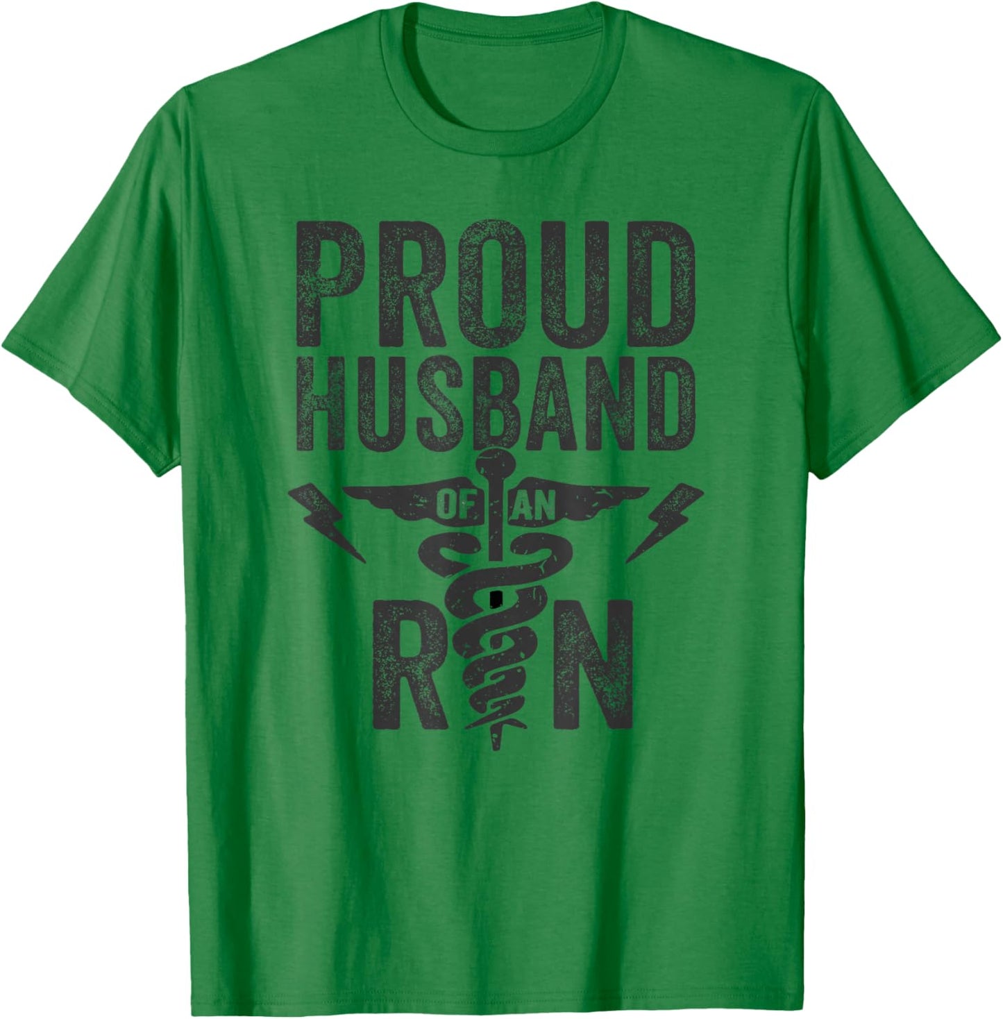 Proud Husband of an RN Nurse Frontline Healthcare Hero T-Shirt - T-Shirt | Irish Green