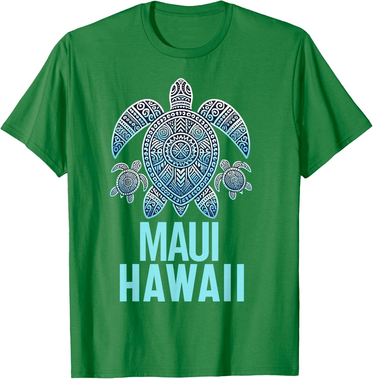 Maui Hawaii Souvenir Vacation Hawaiian Men Women Reminder T-Shirt - T-Shirt | Irish Green