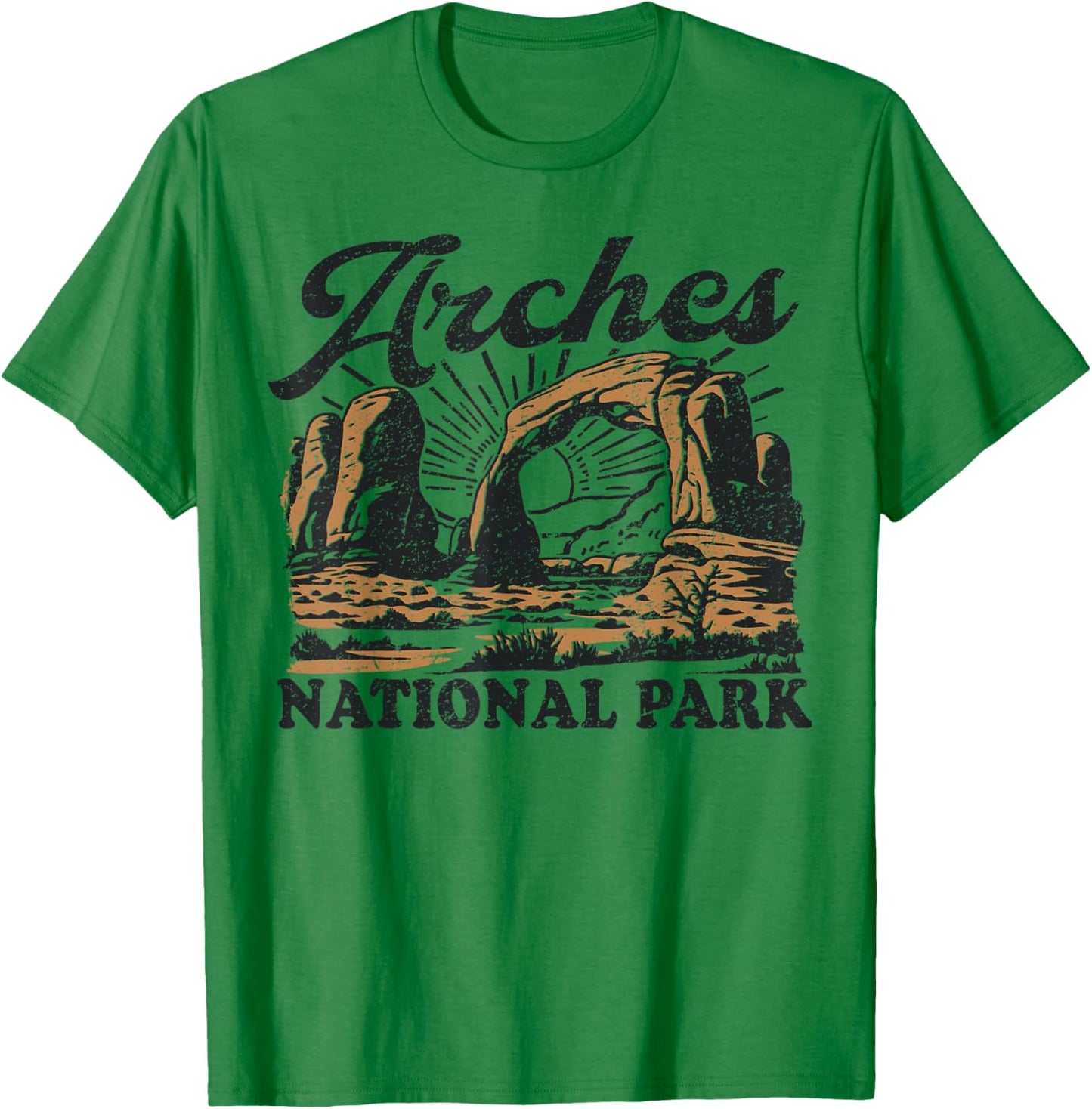 Arches National Park T-Shirt - T-Shirt | Irish Green