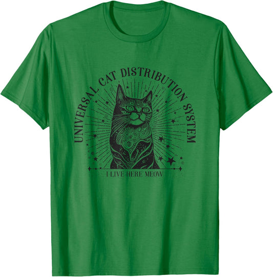 Cat Distribution System T-Shirt - T-Shirt | Irish Green