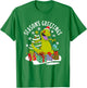 Rugrats Christmas Season's Greetings Happy Reptar Poster T-Shirt - T-Shirt | Irish Green