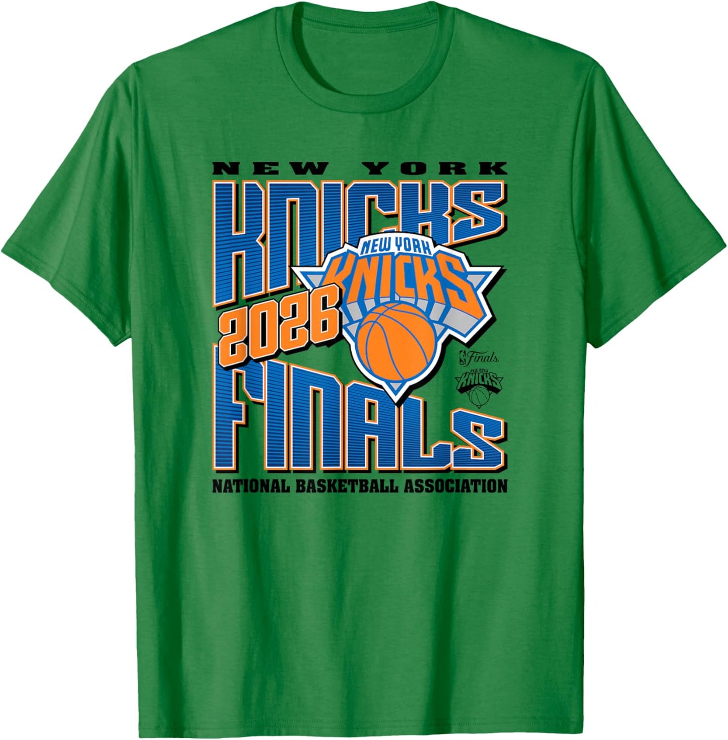 NBA 2026 Finals New York Knicks Let's Go T-Shirt - T-Shirt | Irish Green