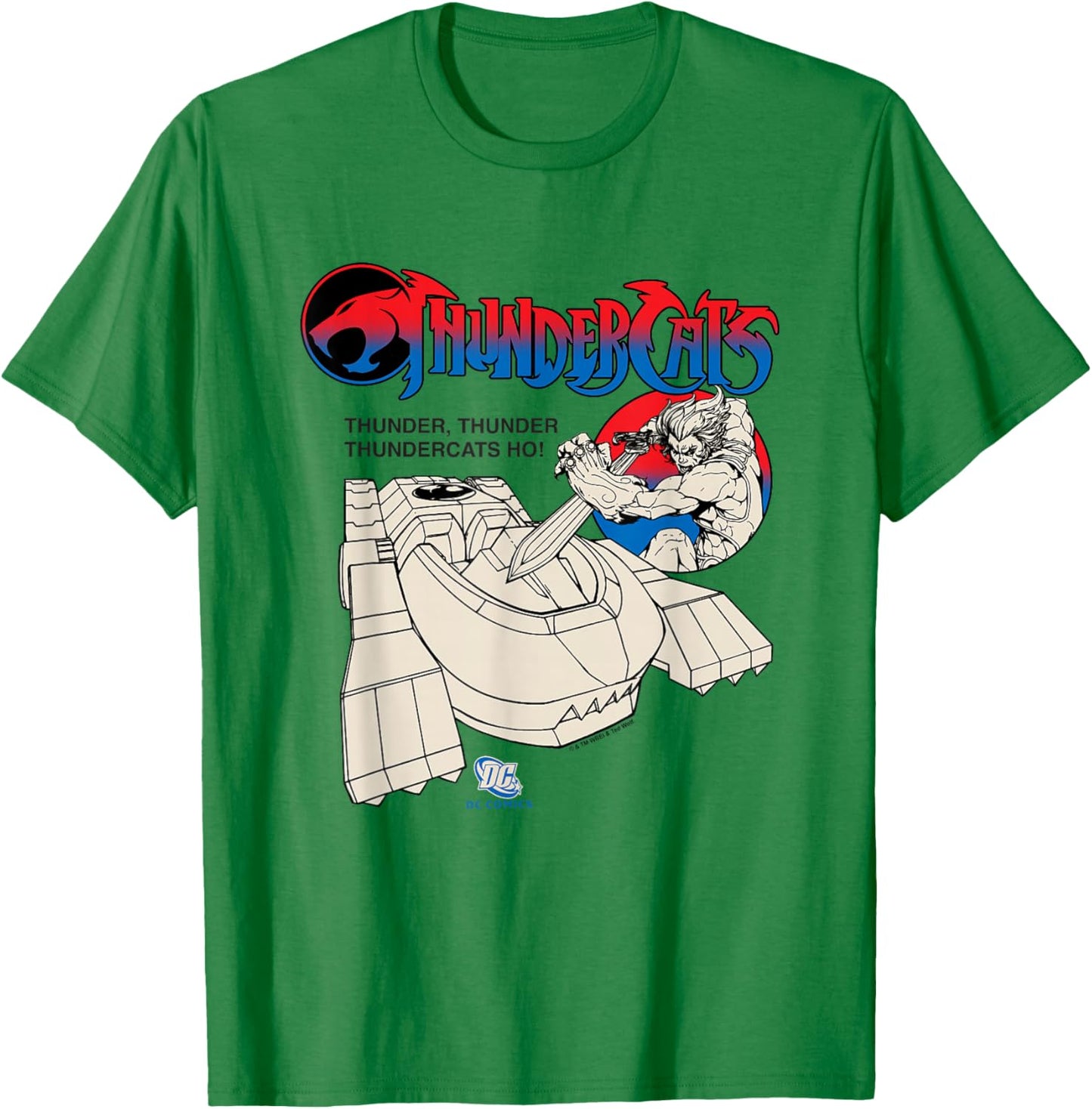 ThunderCats ThunderTank Lion-O Epic Poster Vintage T-Shirt - T-Shirt | Irish Green