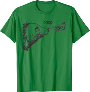 Retro Boop Bear Vintage T-Shirt - T-Shirt | Irish Green