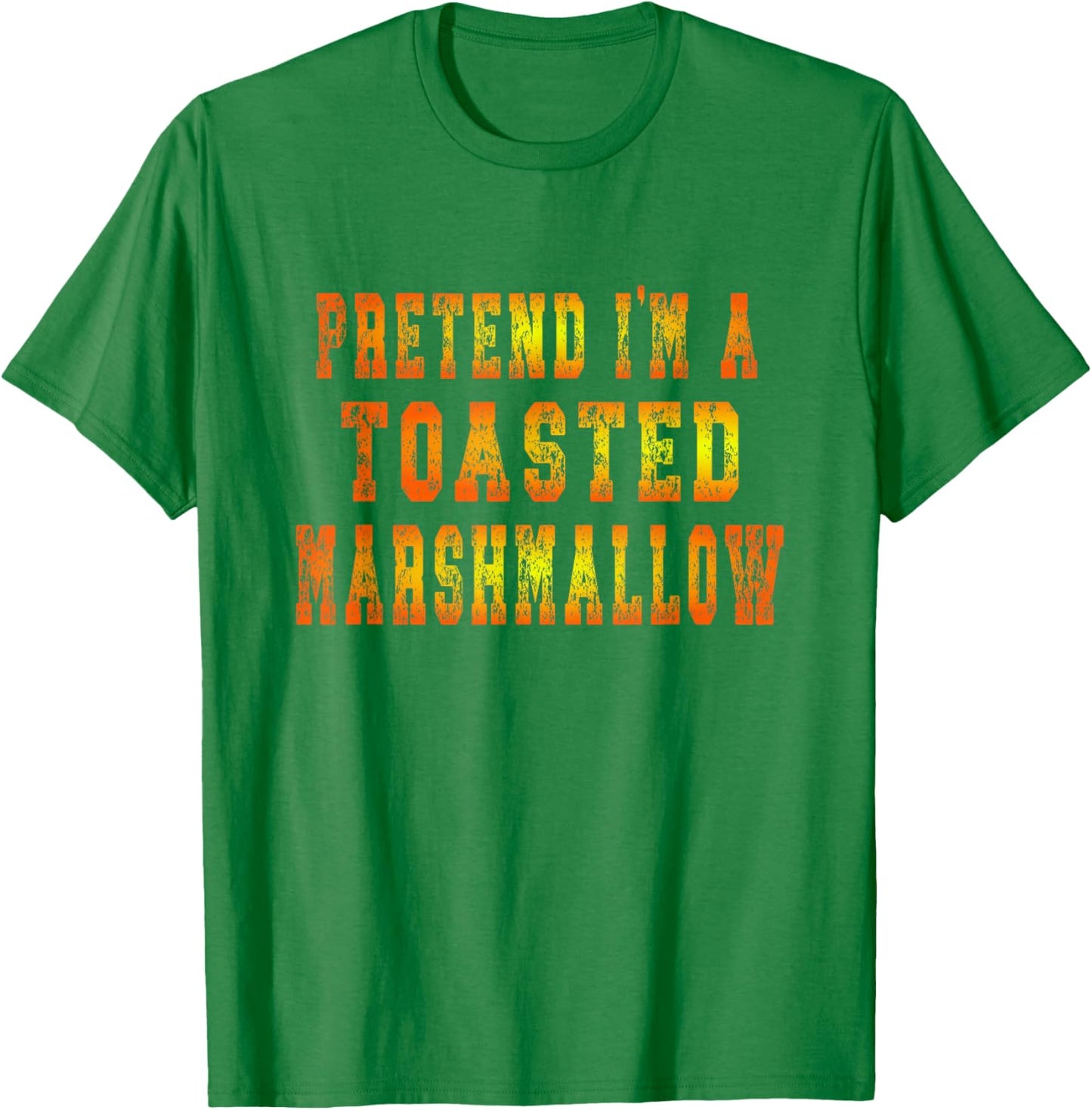 Easy Halloween Costume Shirt - Toasted Marshmallow T-Shirt - T-Shirt | Irish Green