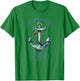 Anchored in Christ - Hebrews 6:19 T-Shirt - T-Shirt | Irish Green