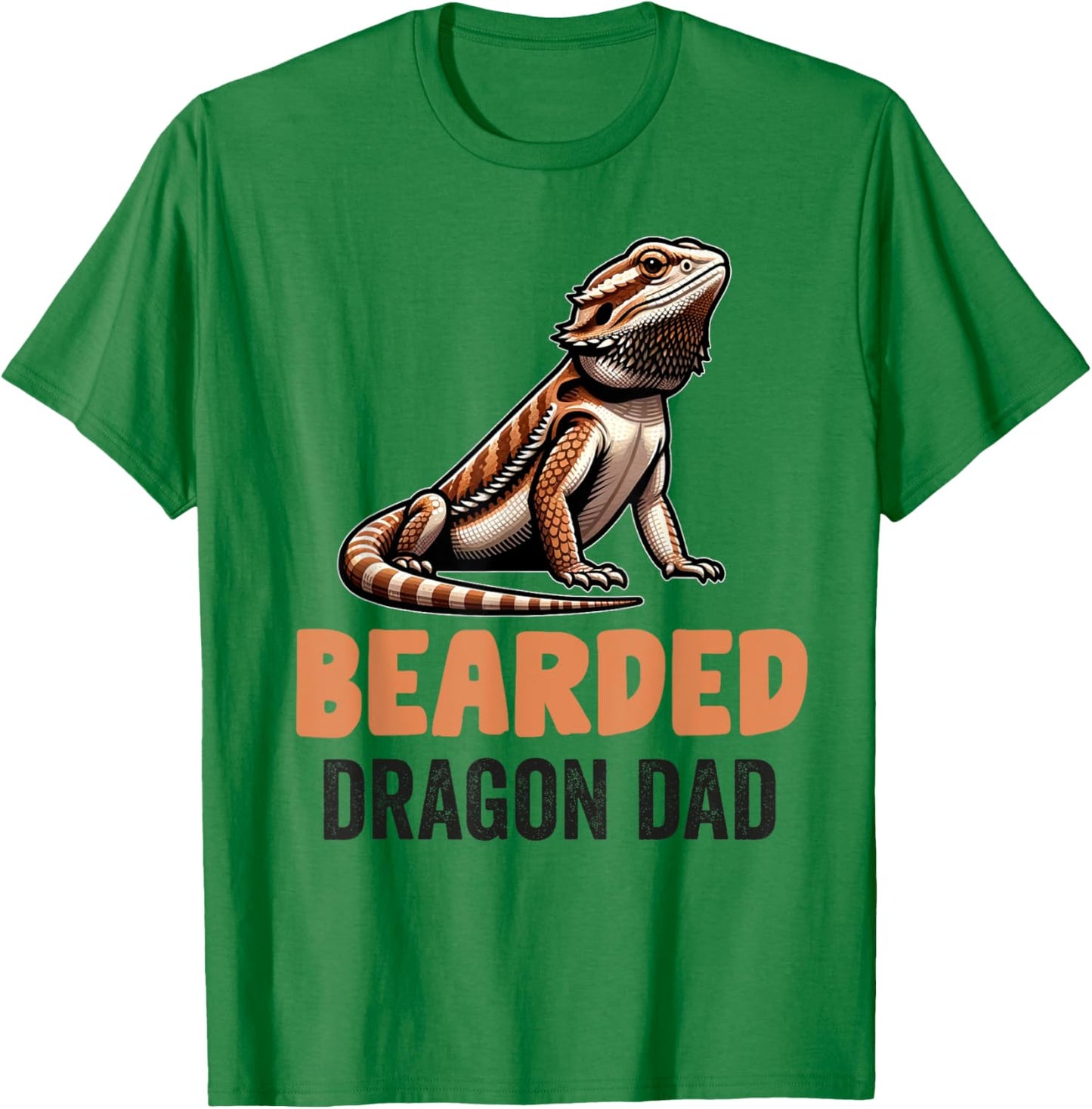 Bearded Dragon Men Women Girls Kids Pogona Lizard Reptile T-Shirt - T-Shirt | Irish Green