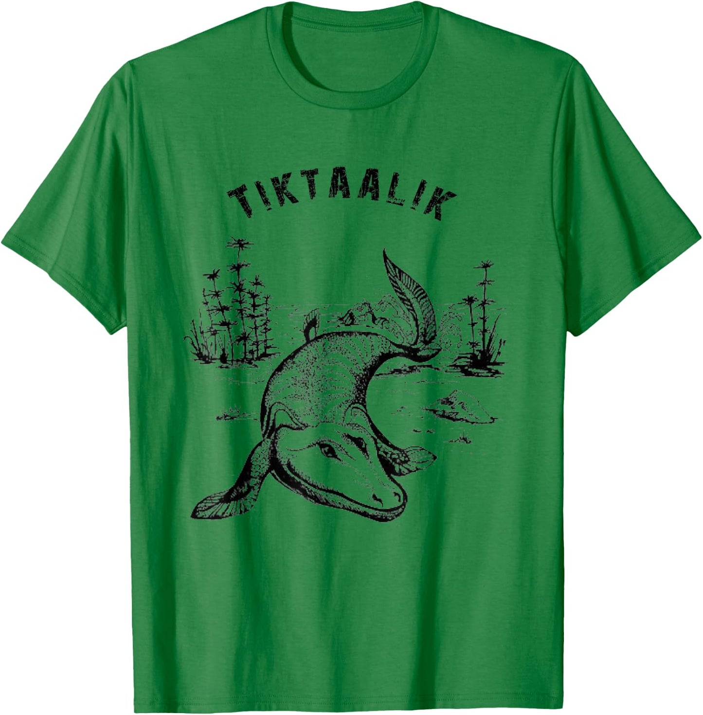 Tiktaalik Roseae T-Shirt - T-Shirt | Irish Green
