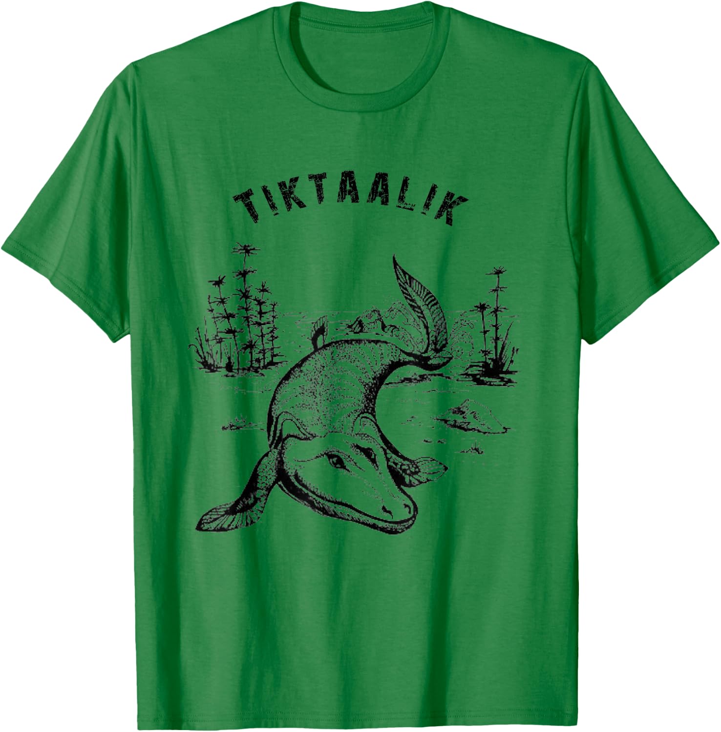 Tiktaalik Roseae T-Shirt - T-Shirt | Irish Green