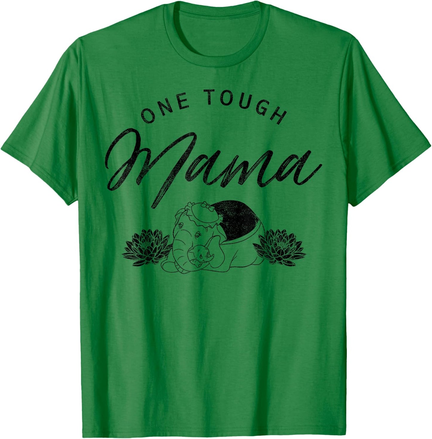 Disney Dumbo One Tough Mama T-Shirt - T-Shirt | Irish Green