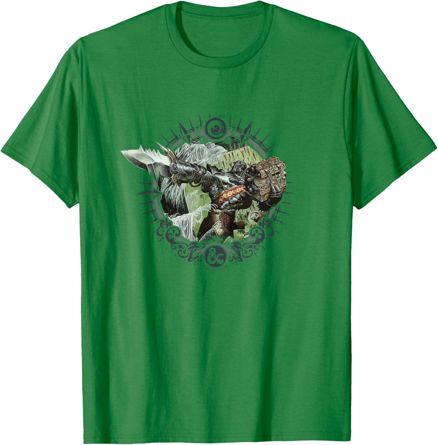 Dungeons & Dragons 50th Anniversary Warforged Artificer T-Shirt - T-Shirt | Irish Green