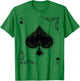 Playing Card Spade Spades Suits T-Shirt - T-Shirt | Irish Green