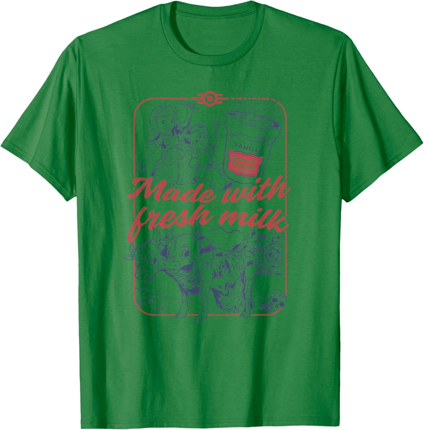 Fallout - Dairy Fresh T-Shirt - T-Shirt | Irish Green