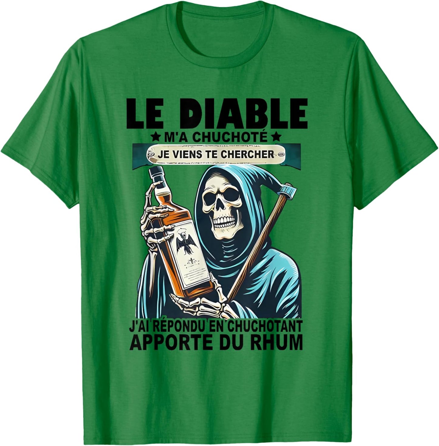 le diable a whisper je viens vous vous vous répondu , grey, S T-Shirt - T-Shirt | Irish Green