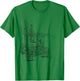 Zonaphix Desert Bike Shirt - Triumph Scrambler - Black Art T-Shirt - T-Shirt | Irish Green