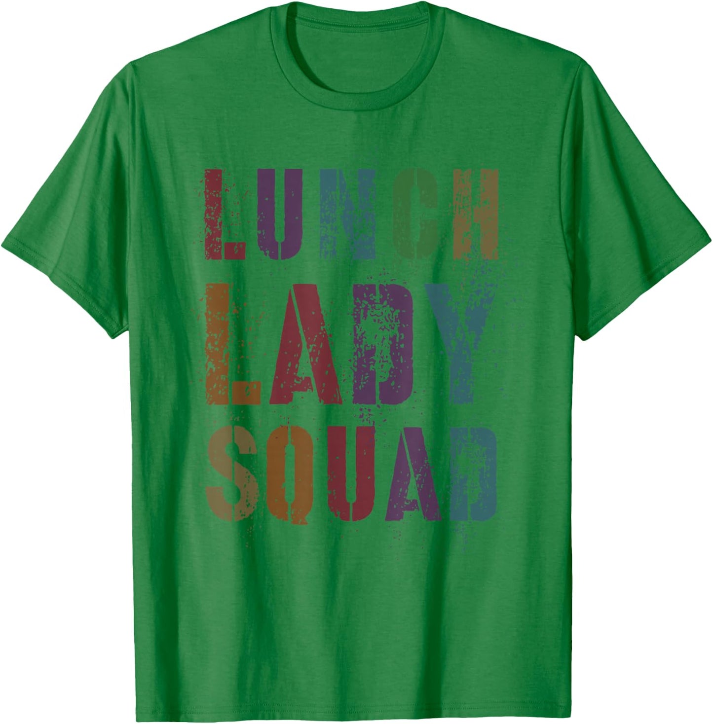Funny LUNCH LADY SQUAD Cafeteria Worker Meal Preparation T-Shirt - T-Shirt | Irish Green