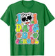 100 Days Of School Dalmatian Dog Boy Kid 100th Day Of School T-Shirt - T-Shirt | Irish Green