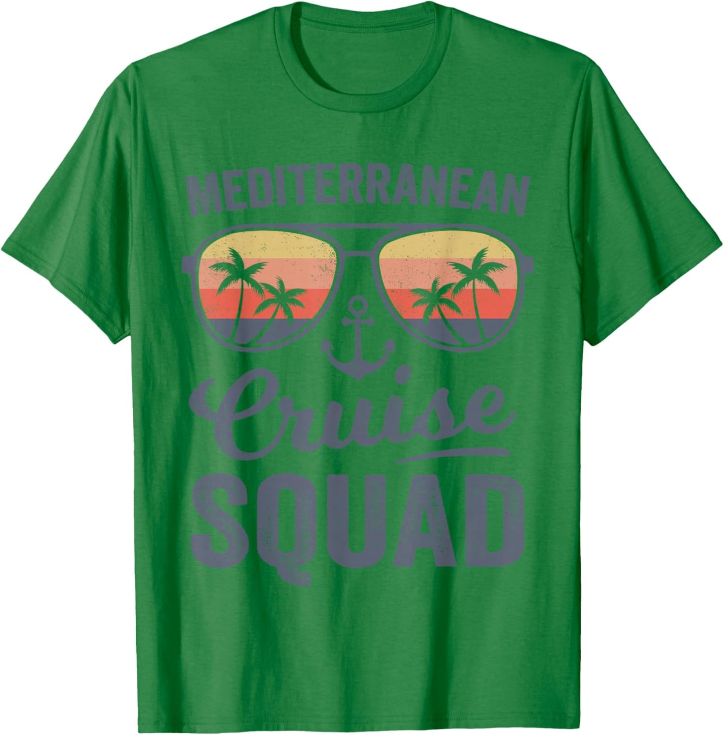 Mediterranean Cruise Squad 2025 Europe Family Matching T-Shirt - T-Shirt | Irish Green