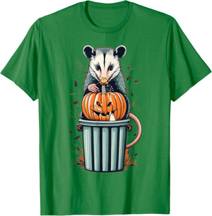 Possum Halloween Costume Opossum Shirt T-Shirt - T-Shirt | Irish Green