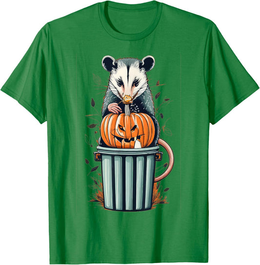 Possum Halloween Costume Opossum Shirt T-Shirt - T-Shirt | Irish Green