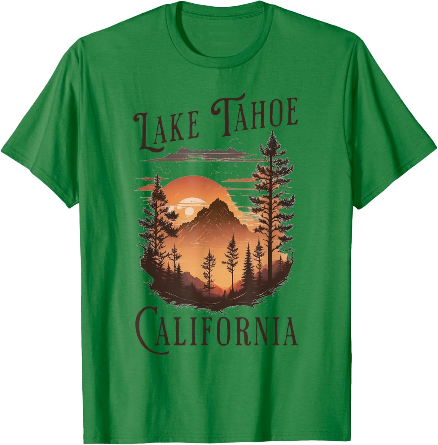 Lake Tahoe T-Shirt - T-Shirt | Irish Green