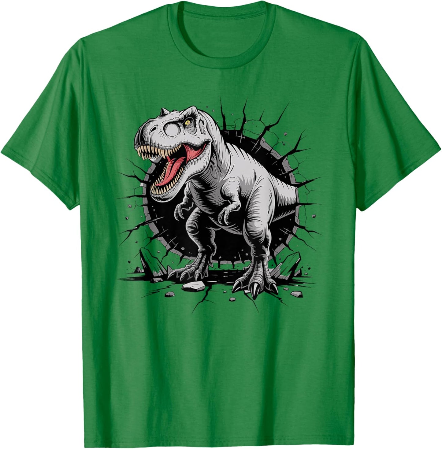 Dinosaurier T- REX Tyrannosaurus Rex Cooles Dino Jungen T-Shirt - T-Shirt | Irish Green