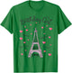 Birthday Girl Paris Themed Birthday Party Eiffel Tower T-Shirt - T-Shirt | Irish Green