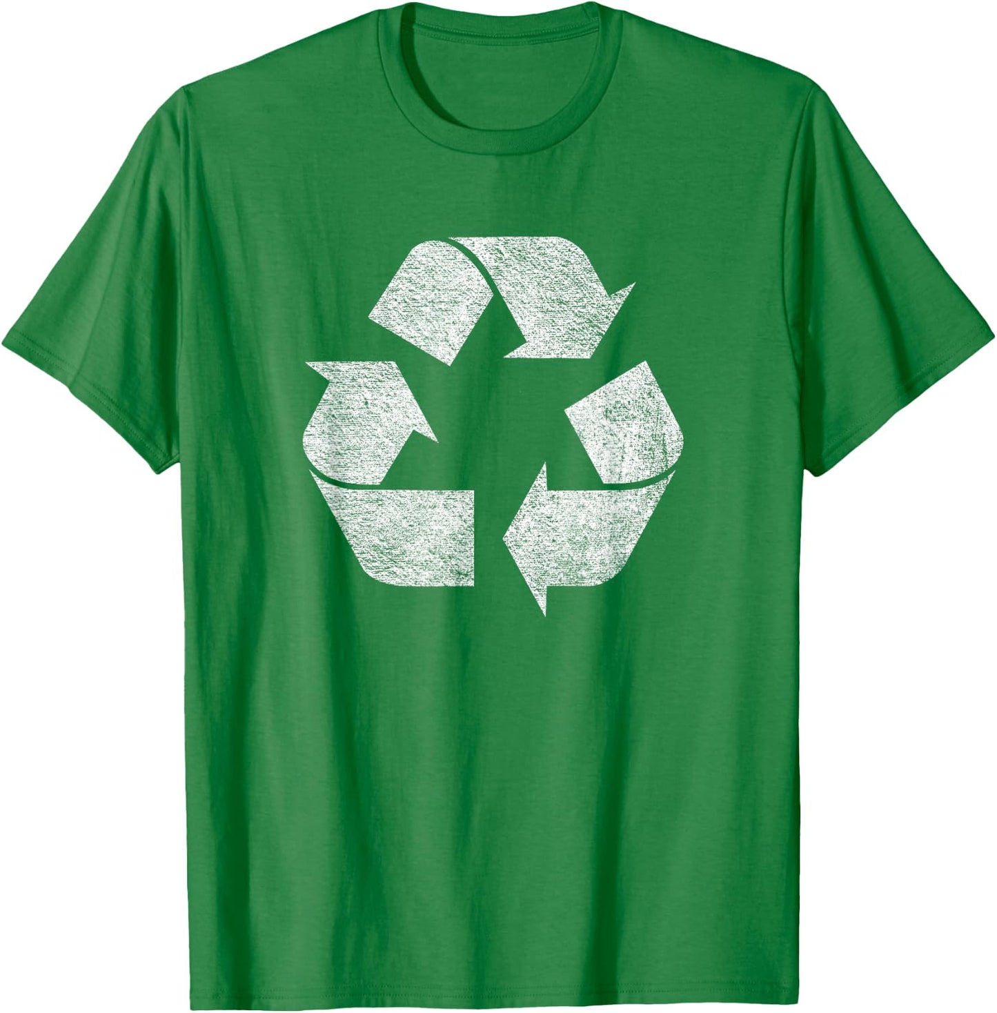 Recycle Symbol Logo Earth Day Green Deal Climate Change T-Shirt - T-Shirt | Irish Green