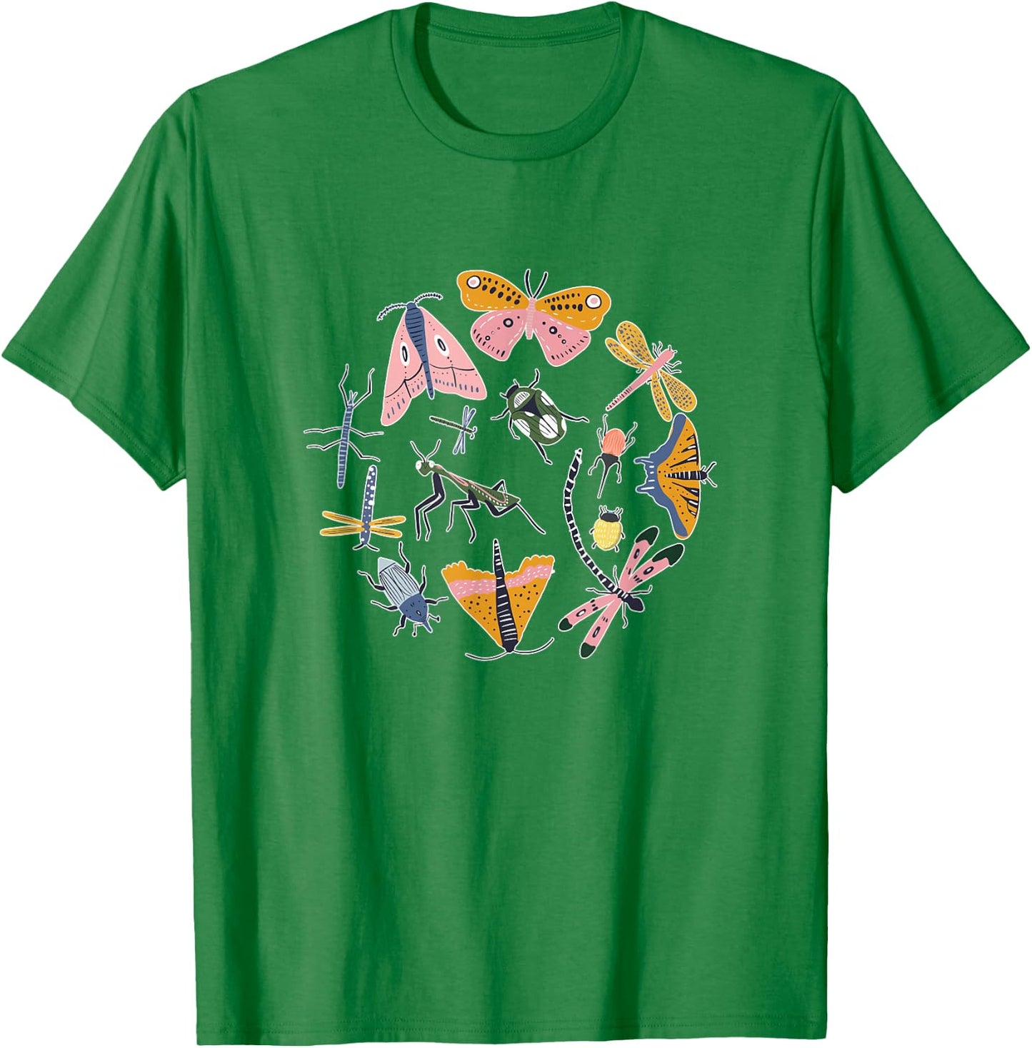 Biology Nature Insect Collection Entomology Insect Beetle T-Shirt - T-Shirt | Irish Green