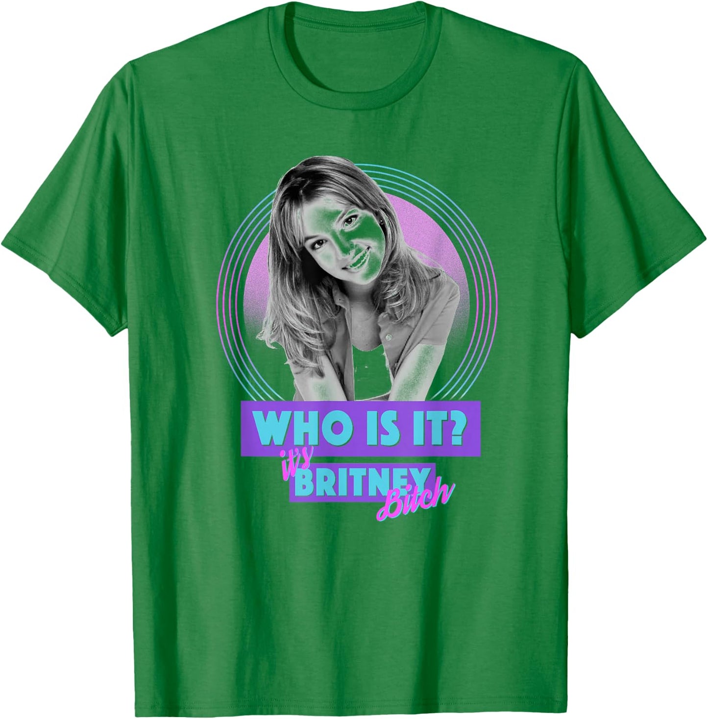 Britney Spears - Who is it? T-Shirt - T-Shirt | Irish Green
