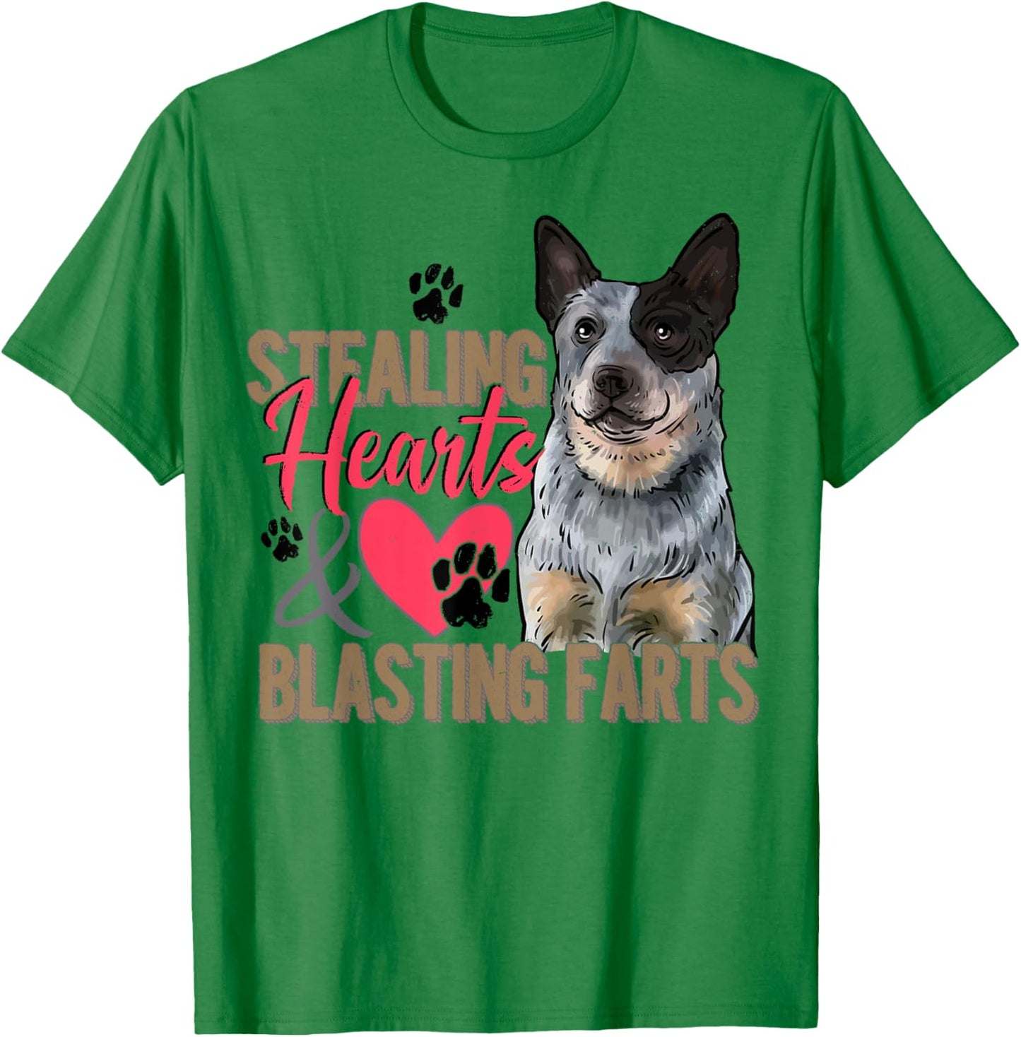 Blue Heeler Lover Blue Heeler Dog Blue Heeler Owner T-Shirt - T-Shirt | Irish Green