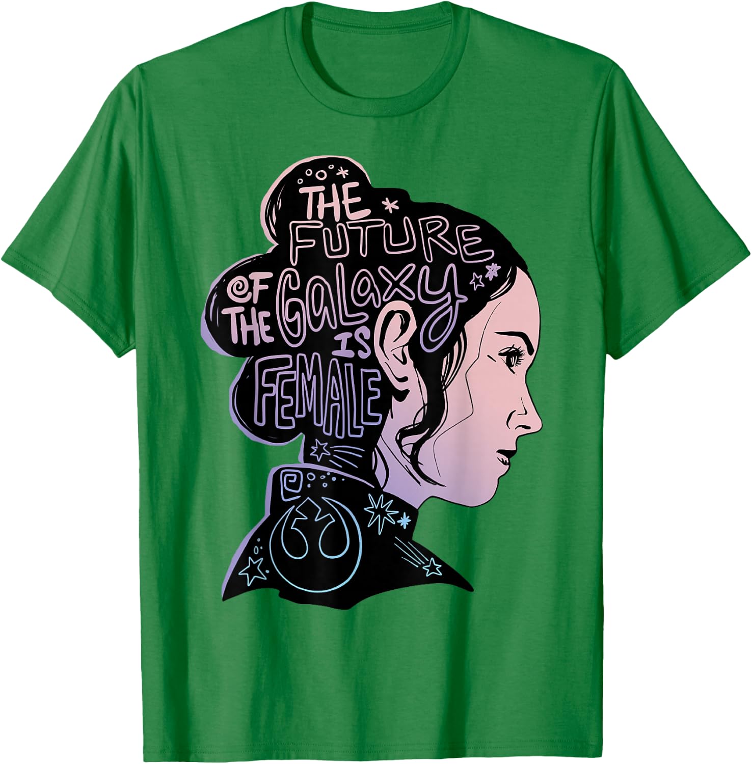 Star Wars Rey The Future Of The Galaxy Is Female T-Shirt - T-Shirt | Irish Green